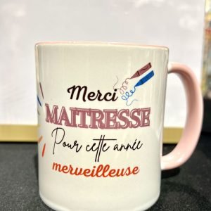 MUG - MERCI MAITRESSE POUR CETTE ANNEE MERVEILLEUSE