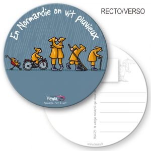 SOUS-BOCK POSTABLE - PLUVIEUX