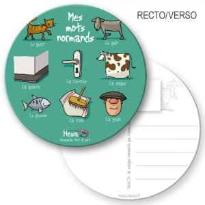 SOUS-BOCK POSTABLE - MES MOTS