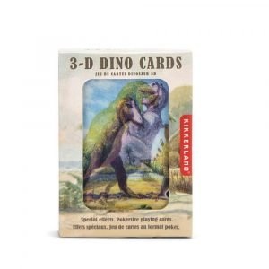 JEU DE CARTES 3D DINOSAURE