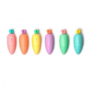 SET DE 6 MINI CAROTTES SURLIGNEURS