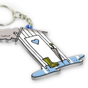 PORTE CLES 3D - CABINE DE PLAGE