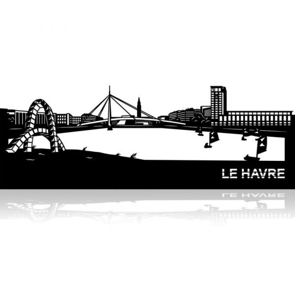 SKYLINE 68 cm NOIRE - LE HAVRE