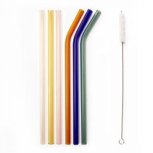 PAILLES EN VERRE COULEUR x6