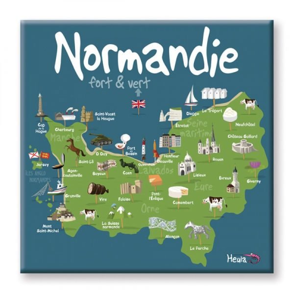 DESSOUS DE PLAT - CARTE NORMANDIE