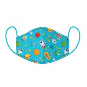 MASQUE BARRIERE TISSU ENFANT - ESPACE