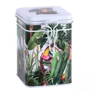 BOITE METAL RAINFOREST 150G COUVERCLE BLANC